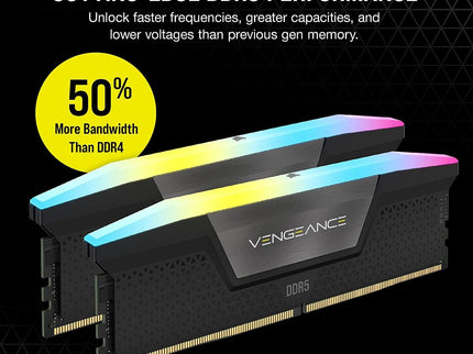CORSAIR VENGEANCE RGB DDR5 RAM 64GB