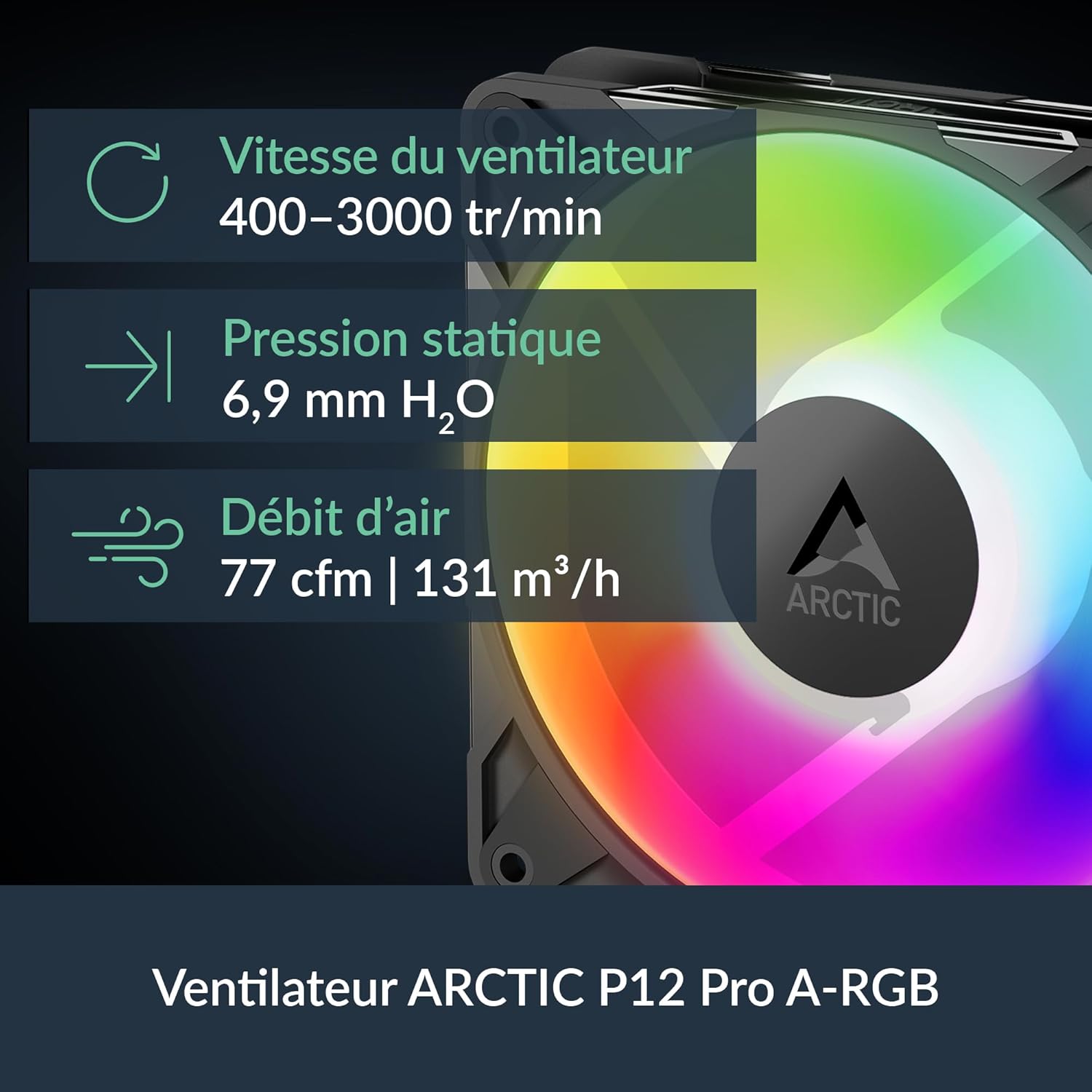 ARCTIC Liquid Freezer III Pro 360 A-RGB AIO CPU Liquid Cooler – 120mm Fans, 38mm Radiator, VRM Fan, AM5/AM4 & LGA1851/1700 – Black