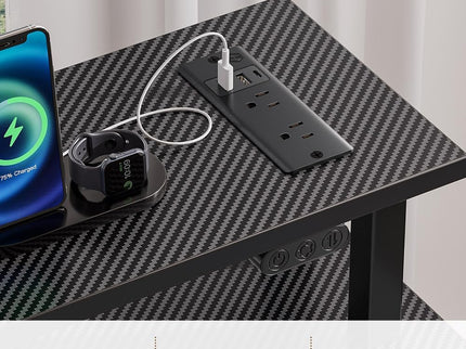 Rolanstar 39" Computer Desk with Power Outlets