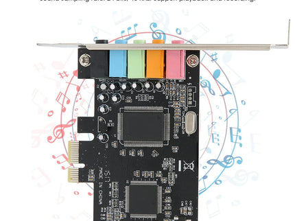 PUSOKEI PCIE Sound Card, 6channel Stereo Desktop Sound Card