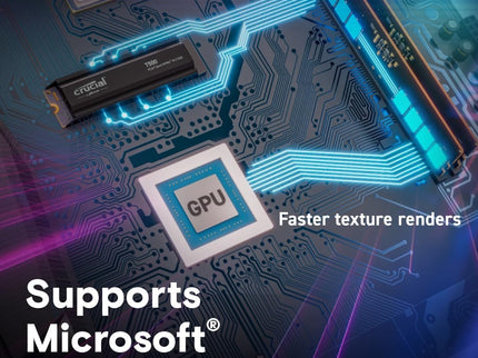 Crucial T500 1TB Gen4 NVMe M.2 Internal Gaming SSD