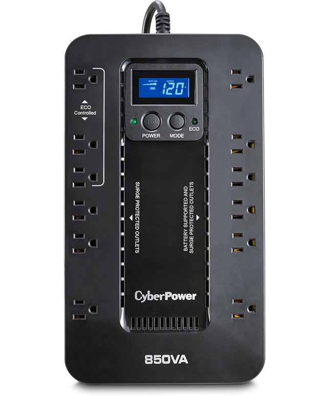 CyberPower EC850LCD Ecologic UPS Battery Backup