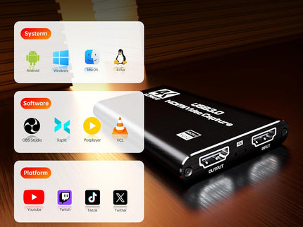 Newhope HDMI Capture Card for Streaming