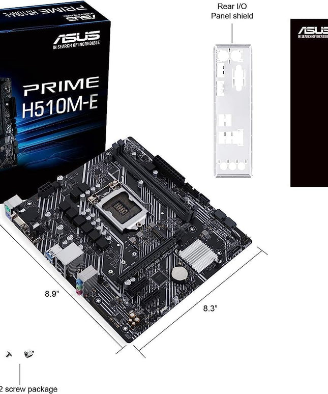 ASUS Prime H510M-E LGA1200 (Intel® 11th/10th Gen) Micro-ATX Motherboard