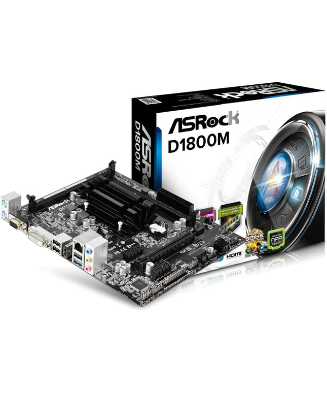 ASRock Motherboard Micro ATX DDR3 1066 NA D1800M