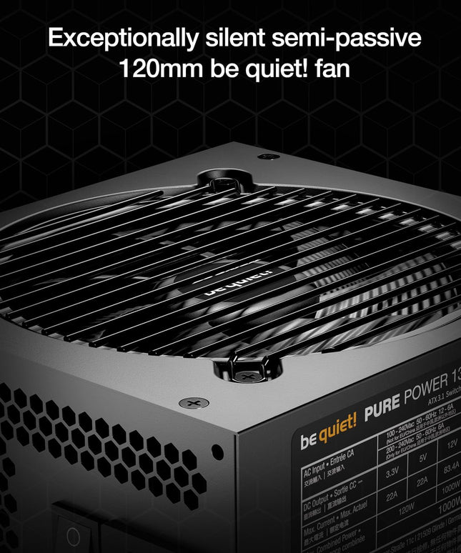 be quiet! Pure Power 13 M 1000W Power Supply