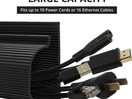 Under Desk Cable Management – 31.5" (2×15.7") J-Channel