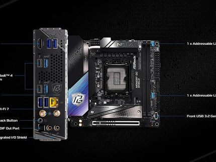 ASRock Intel Core Ultra Z890 LGA1851 RL-ILM Mini ITX Motherboard