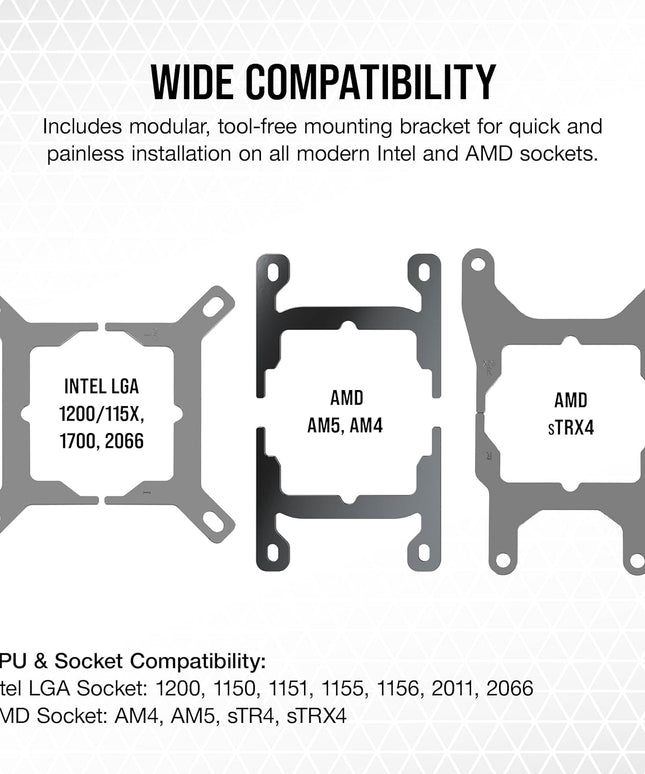 Corsair iCUE H150i Elite CAPELLIX XT Liquid CPU Cooler