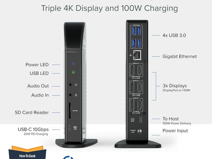 Plugable 13-in-1 USB C Docking Station