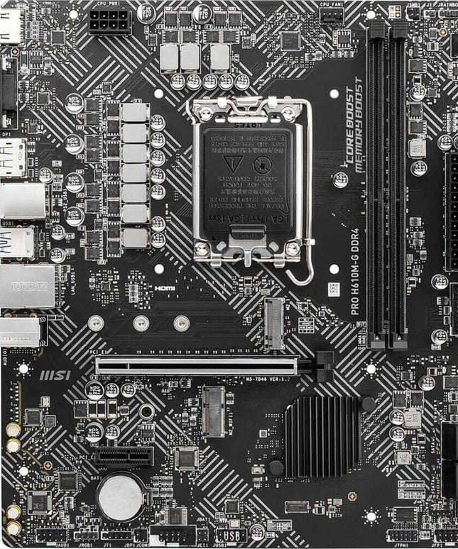 MSI PRO H610M-G DDR4 Motherboard
