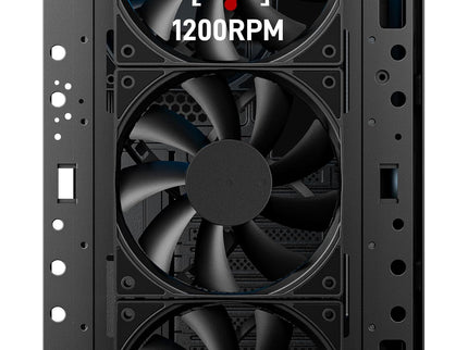 DARKROCK 3-Pack 120mm Case Fans – High Performance