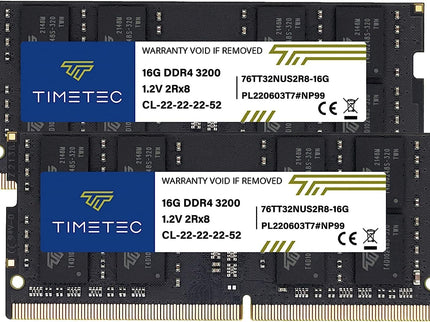 Timetec 32GB KIT(2x16GB) DDR4 3200MHz