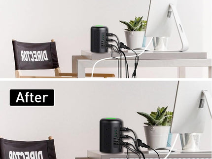 White Cable Raceway Kit – 77" (5×15.5") Open Slot Wire Covers