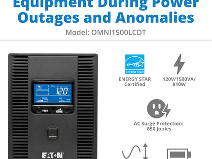 Eaton Tripp Lite series OMNI1500LCDT 1500VA UPS Battery