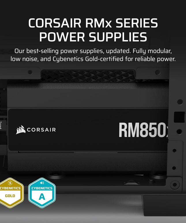 Corsair RM850x ATX 3.1 PCIe 5.1 Ready Fully Modular 850W Power Supply
