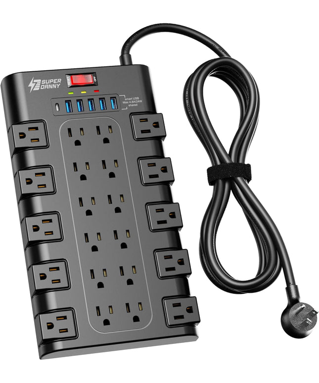 Power Strip, SUPERDANNY Surge Protector