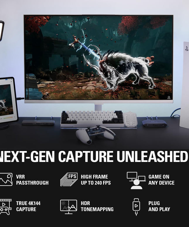 Elgato 4K X – Capture Up to 4K144 with Ultra-Low Latency on PS5