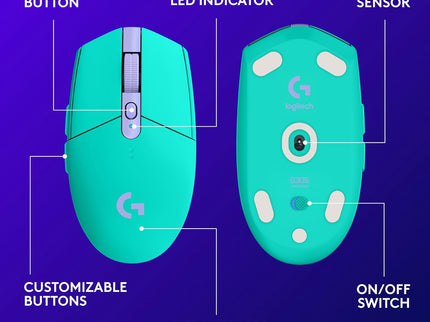 Logitech G305 LIGHTSPEED Wireless Gaming Mouse – 12K DPI HERO Sensor