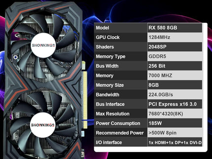 Radeon RX 580 8GB Graphics Card