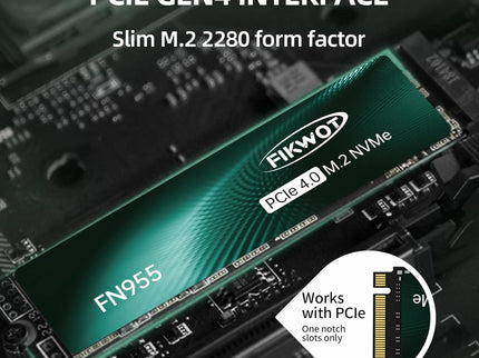 FN955 2TB NVMe SSD M.2 2280 PCIe Gen4x4, Up to 7300MB