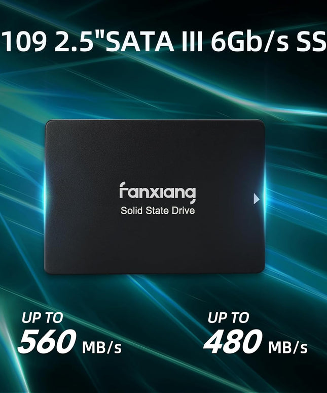 S109 2.5" SATA SSD 1TB with DRAM Cache,