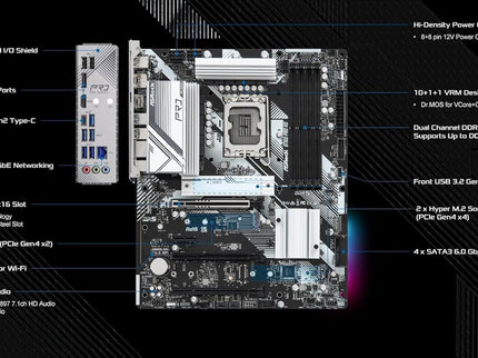 ASRock B760 Pro RS ATX Motherboard