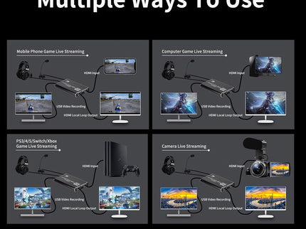 4K HDMI Video Capture Card