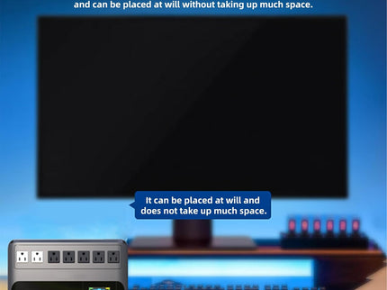 UPS 1000VA 500W Uninterruptible Power Supply