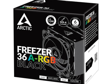 ARCTIC Freezer 36 A-RGB CPU Cooler – Single Tower