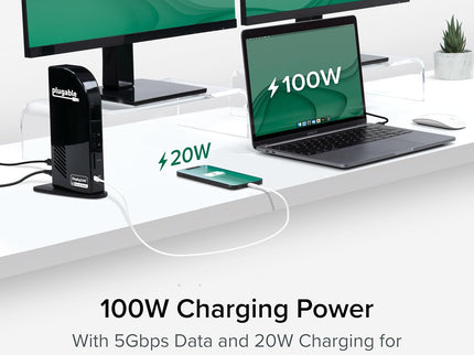 Plugable USB-C Triple Monitor Docking Station