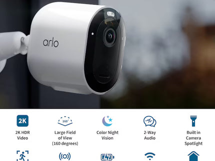 Arlo Pro 5S Indoor/Outdoor 1-Camera Battery-operated Mounted Security Camera System