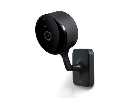 Eve Wireless Indoor Plug-in Smart Security Camera with Night Vision 2-way Audio Built-in microphone and speakers Black