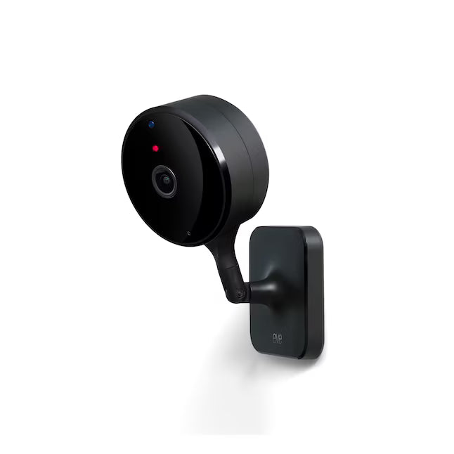 Eve Wireless Indoor Plug-in Smart Security Camera with Night Vision 2-way Audio Built-in microphone and speakers Black