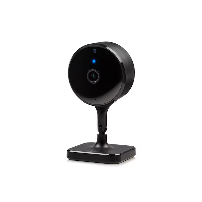 Eve Wireless Indoor Plug-in Smart Security Camera with Night Vision 2-way Audio Built-in microphone and speakers Black