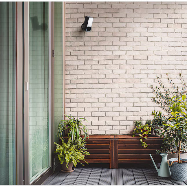 Eve Outdoor Cam- Smart Wired Dimmable Outdoor Floodlight works with Apple Home 2-way Comm End-to-End Encryption Black