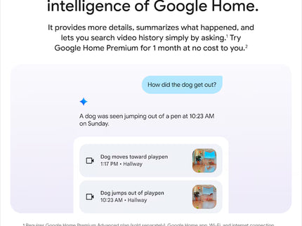 Google Nest Cam Indoor (wired, 3rd gen) - Snow