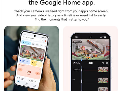Google Nest Cam Indoor (wired, 3rd gen) - Snow