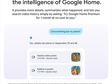 Google Nest Cam Outdoor (wired, 2nd gen) - Snow