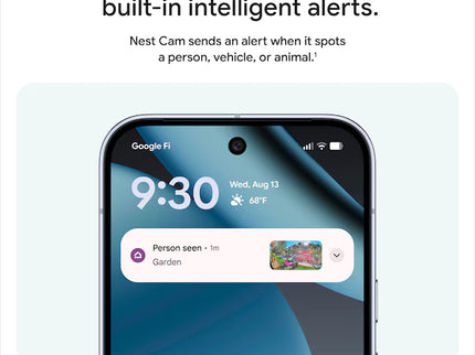 Google Nest Cam Outdoor (wired, 2nd gen) - Snow