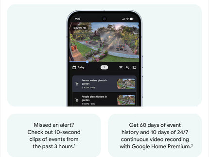 Google Nest Cam Outdoor (wired, 2nd gen) - Snow