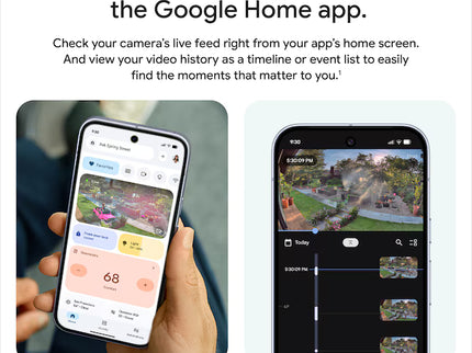 Google Nest Cam Outdoor (wired, 2nd gen) - Snow