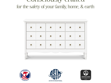 M7128RW,Namesake,Liberty 9-Drawer Assembled Dresser in Warm White