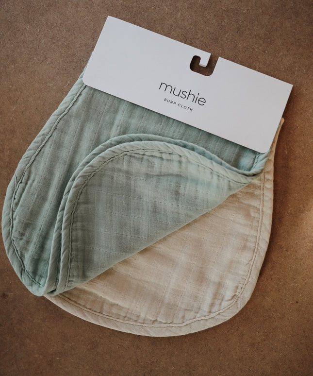 MBC-201, Organic Cotton Muslin Burp Cloth 2-Pack