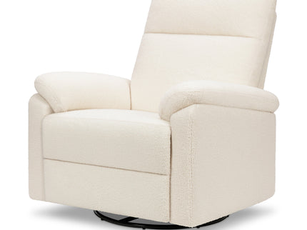 M24387CCB,DaVinci,Suzy Swivel Recliner in Cozy Cream Boucle
