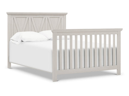 B14501WDF,Monogram by Namesake,Emory Farmhouse 4-in-1 Convertible Crib in White Driftwood