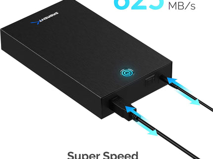 SABRENT USB 3.0 Enclosure for 2.5” & 3.5” SATA HDD/SSD