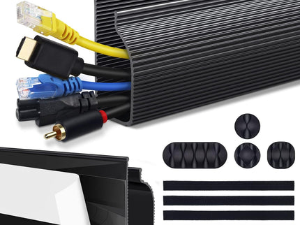 Under Desk Cable Management – 31.5" (2×15.7") J-Channel