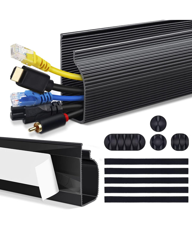 Under Desk Cable Management – 31.5" (2×15.7") J-Channel