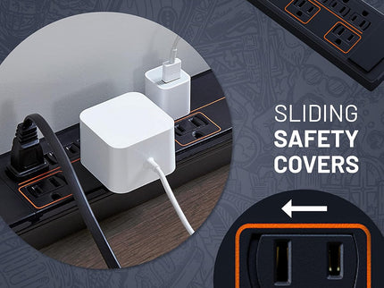 ECHOGEAR ShockBlocker 8 Outlet Surge Protector Power Strip